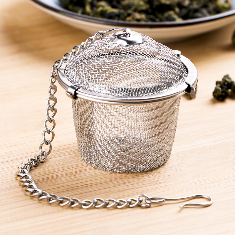 Herbal Wellness Products - Stainless Steel Tea Strainer Locking Tea