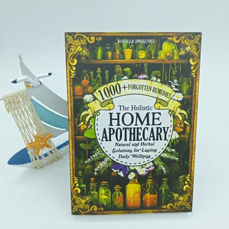 Natural Herbal Wellness - Forgotten Apothecary Recipes Remedies Book, Natural