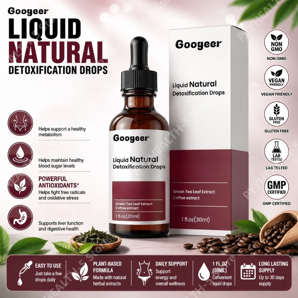 Herbal Wellness Formula - Herbal Blend Liquid Drops with Green