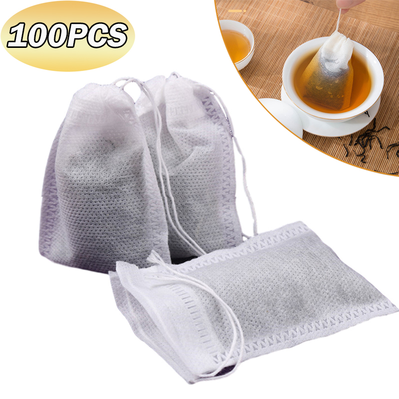 100Pcs Disposable Teabags Non- - Herbal Wellness Products avis et prix