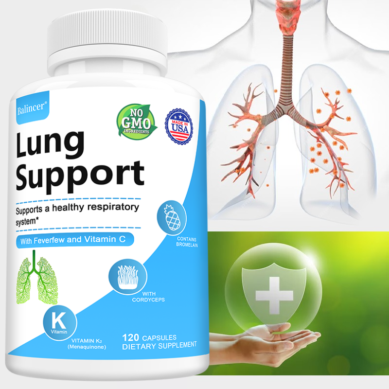 Lung Detox & Cleanse Capsules, - Herbal Wellness Formula avis et prix