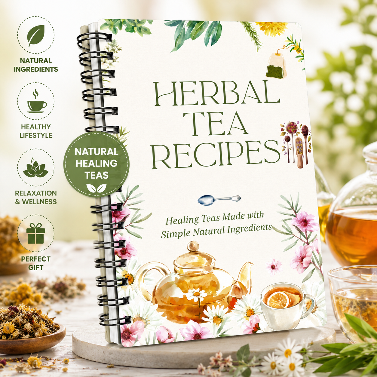 Herbal Tea Recipes Book – Natu - Natural Herbal Wellness avis et prix
