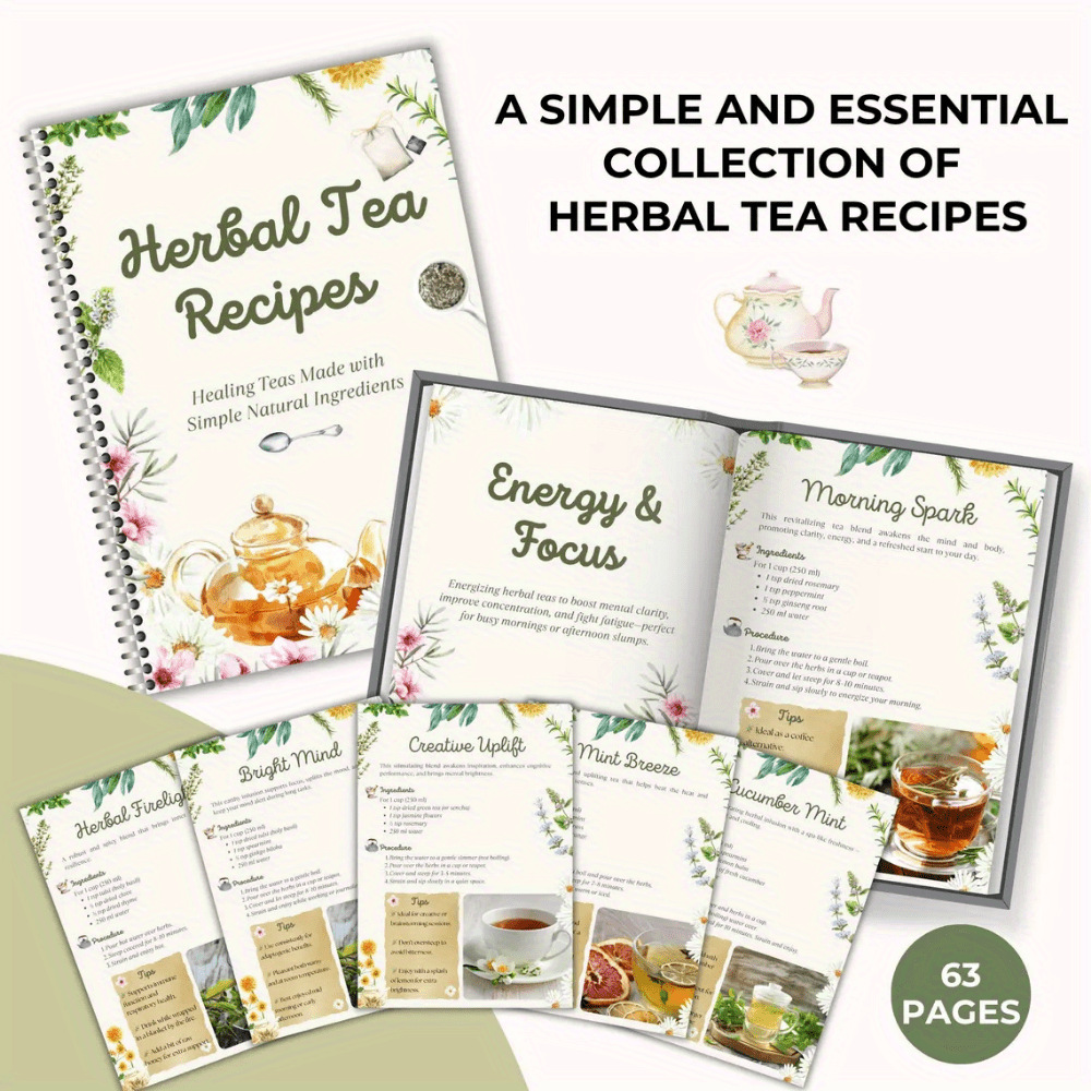 Herbal Tea Recipes Book – Natu - Natural Herbal Wellness avis et prix