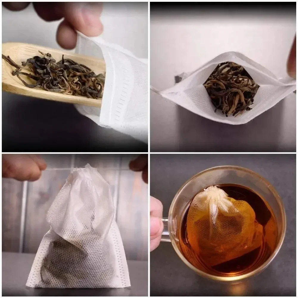 1000-100Pcs Disposable Teabags - Herbal Wellness Products avis et prix