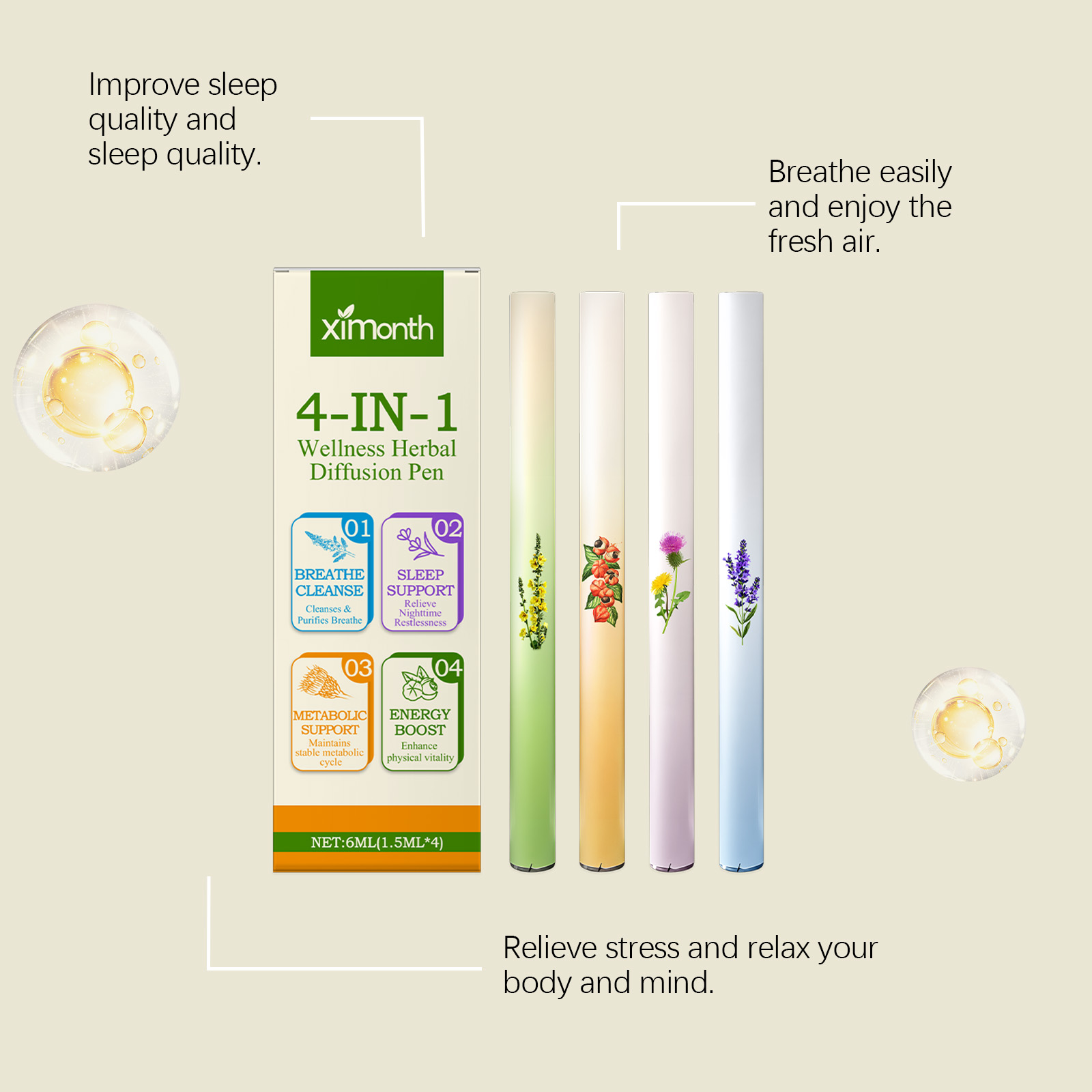 4 In 1 Herbal Energy Combo Sti - Natural Herbal Wellness avis et prix