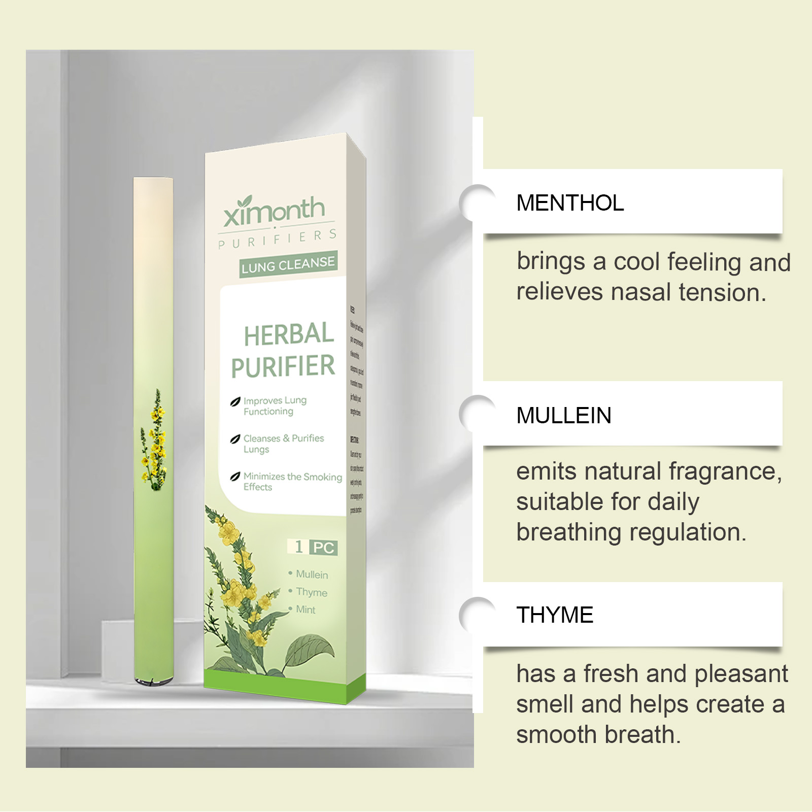 Natural Herbal Breathing Stick - Natural Herbal Wellness avis et prix