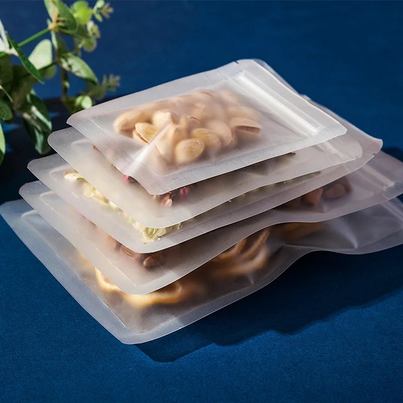 Frosted Clear Ziplock Bag Food - Herbal Wellness Products avis et prix