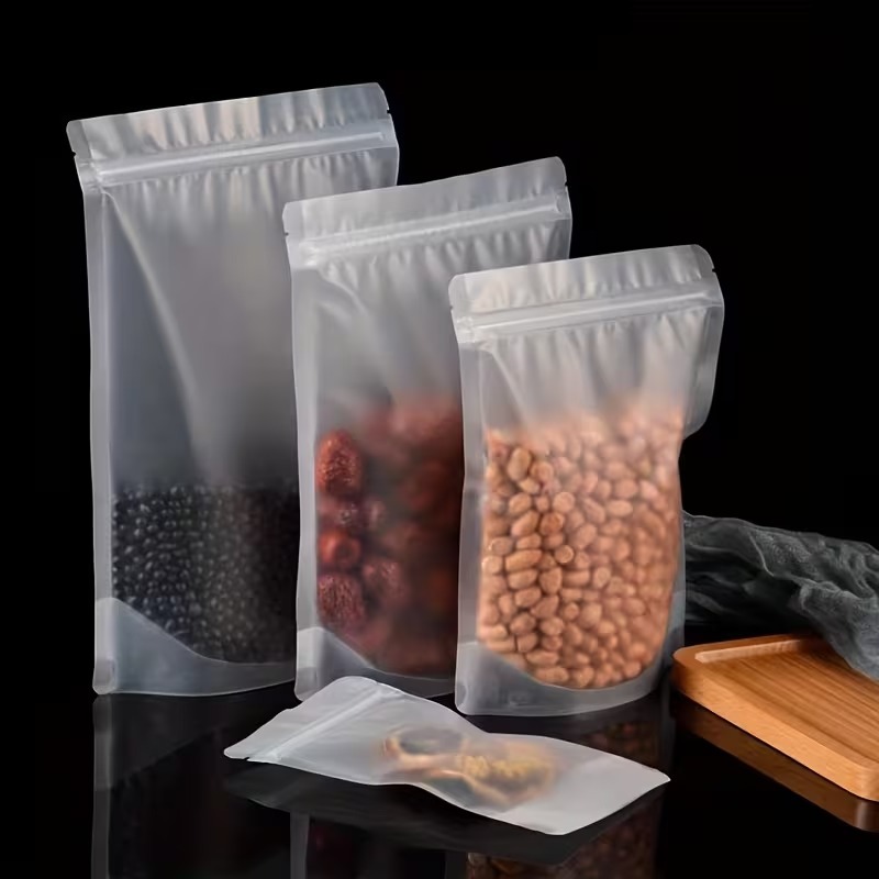 Frosted Clear Ziplock Bag Food - Herbal Wellness Products avis et prix