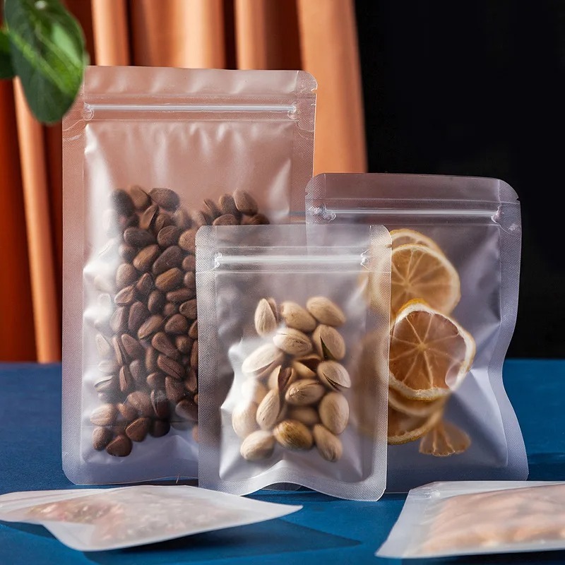 Frosted Clear Ziplock Bag Food - Herbal Wellness Products avis et prix
