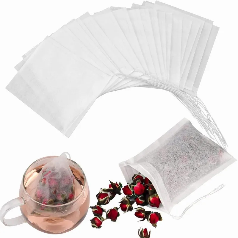 100pcs Disposable Teabags Non- - Herbal Wellness Products avis et prix