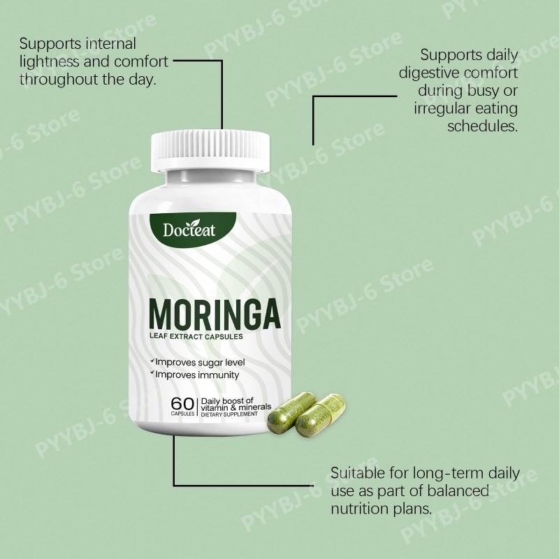 Moringa Gut Health Capsules fo - Herbal Wellness Formula avis et prix