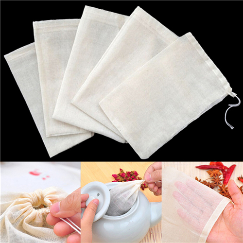 1pc/10Pcs Cotton Tea Bags Musl - Herbal Wellness Products avis et prix