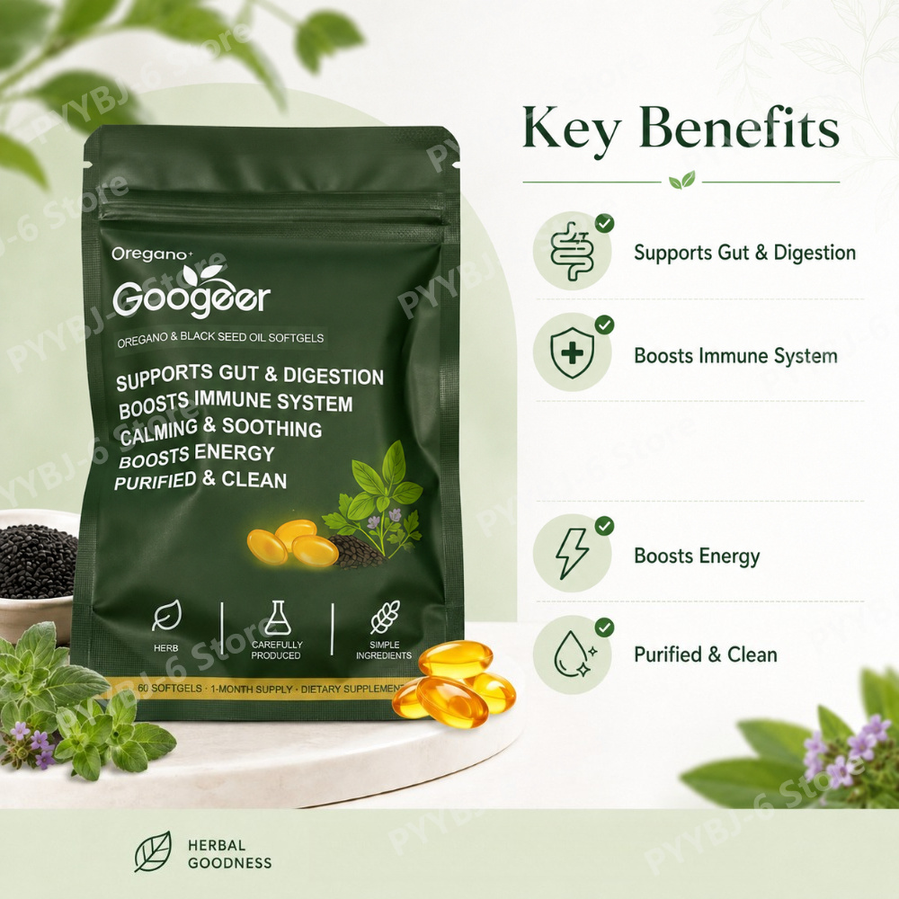 Oregano Black Seed Oil Softgel - Herbal Wellness Formula avis et prix