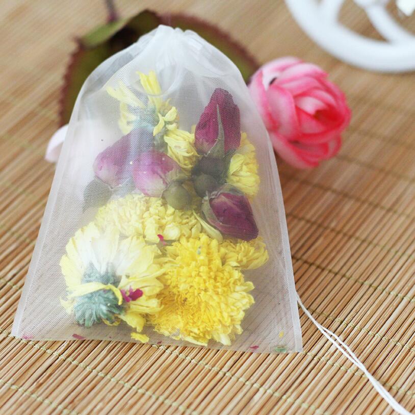 50pcs/lot Empty Tea Bag Nylon  - Herbal Wellness Products avis et prix